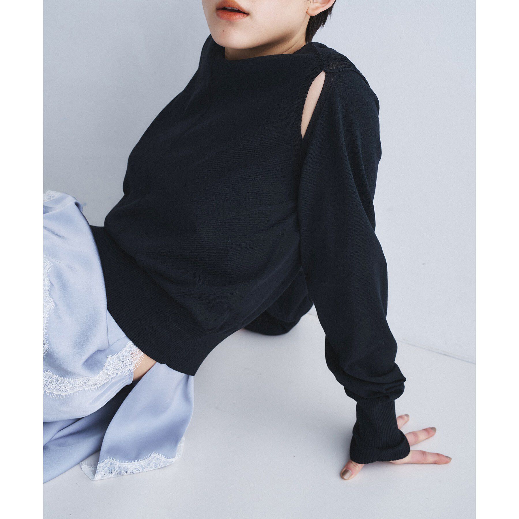 CODE A「slit pullover knit」|ニット・セーター|