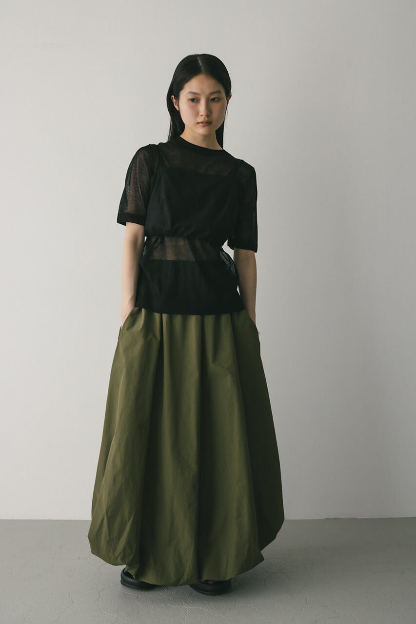 STYLEMIXER「ウォッシャブルリネンニットT」|ニット・セーター|