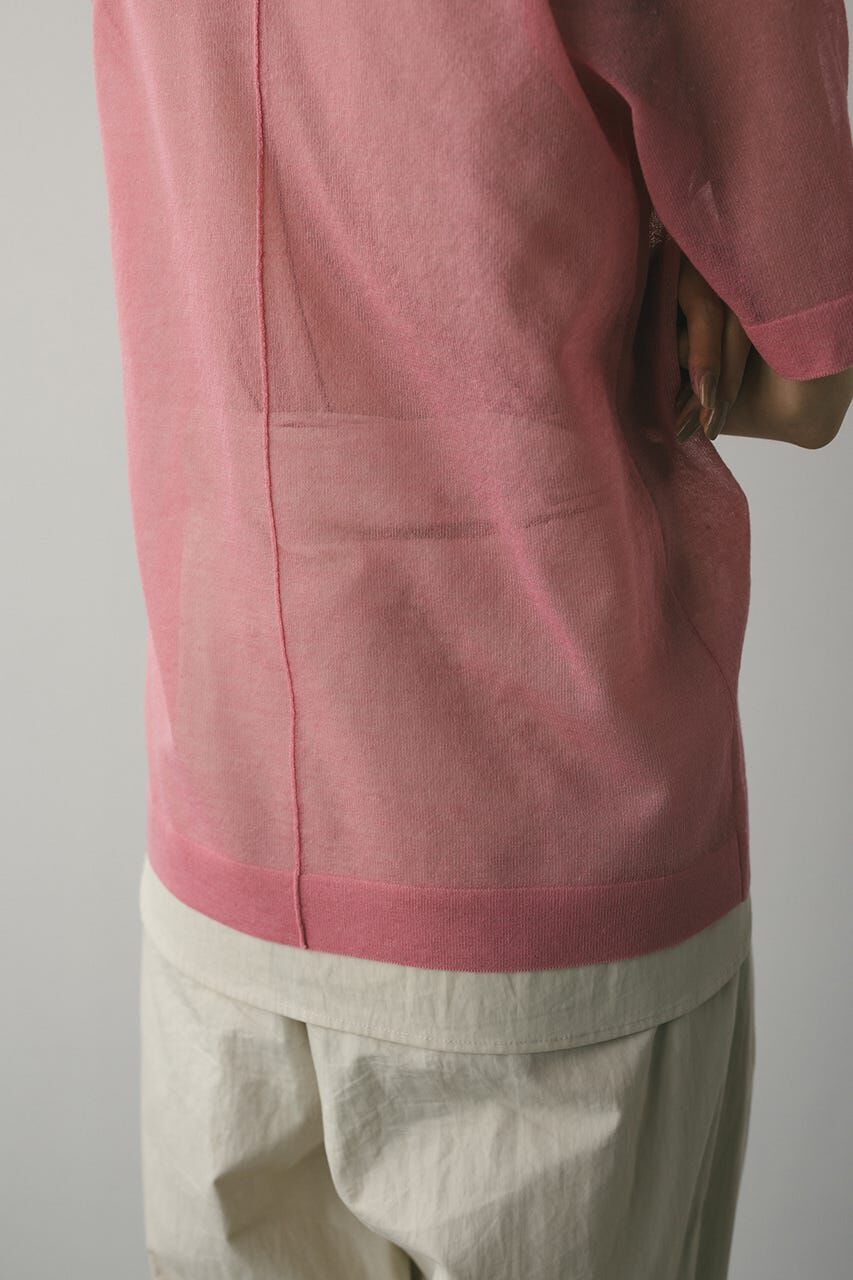 STYLEMIXER「ウォッシャブルリネンニットT」|ニット・セーター|