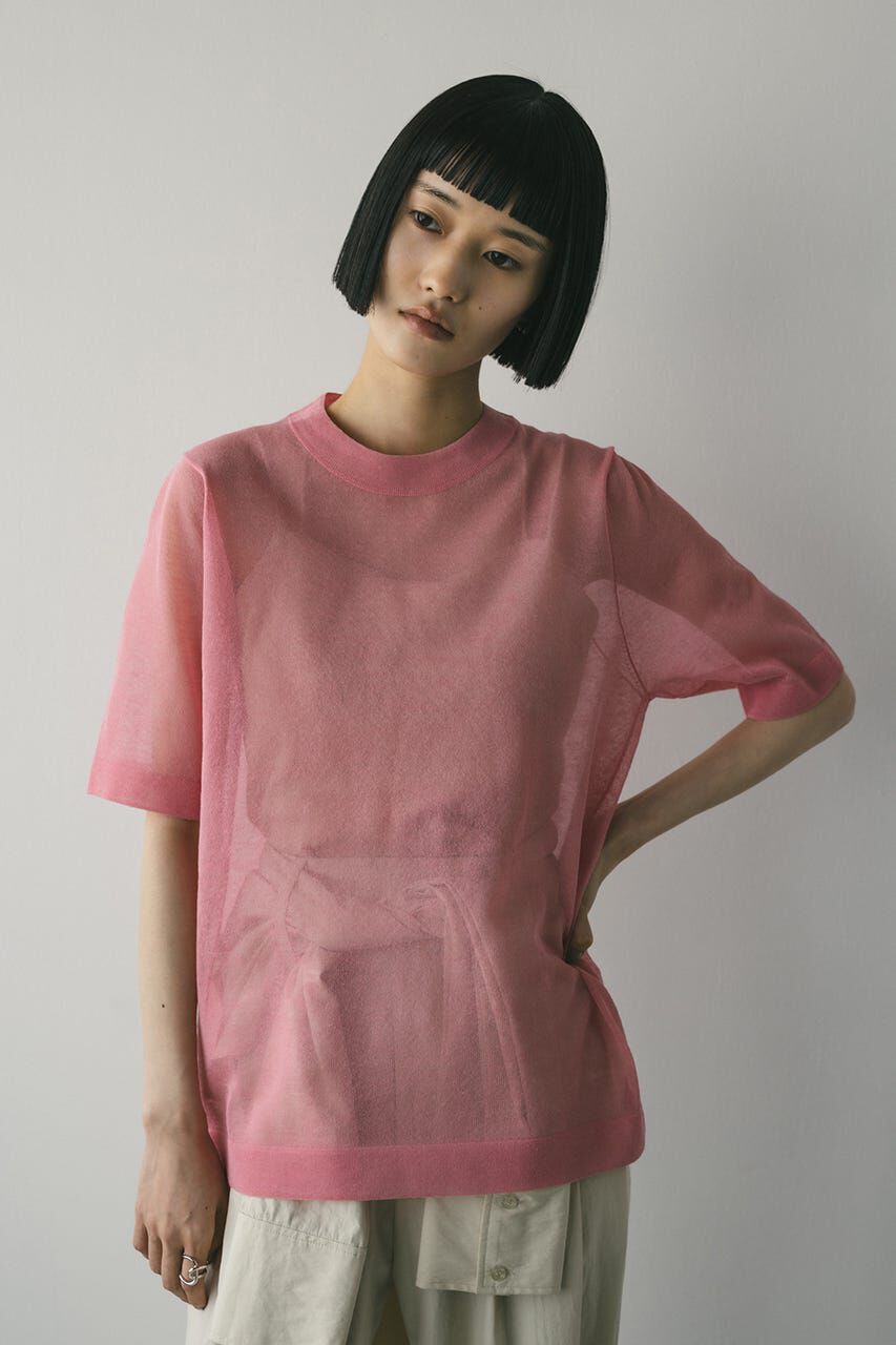 STYLEMIXER「ウォッシャブルリネンニットT」|ニット・セーター|