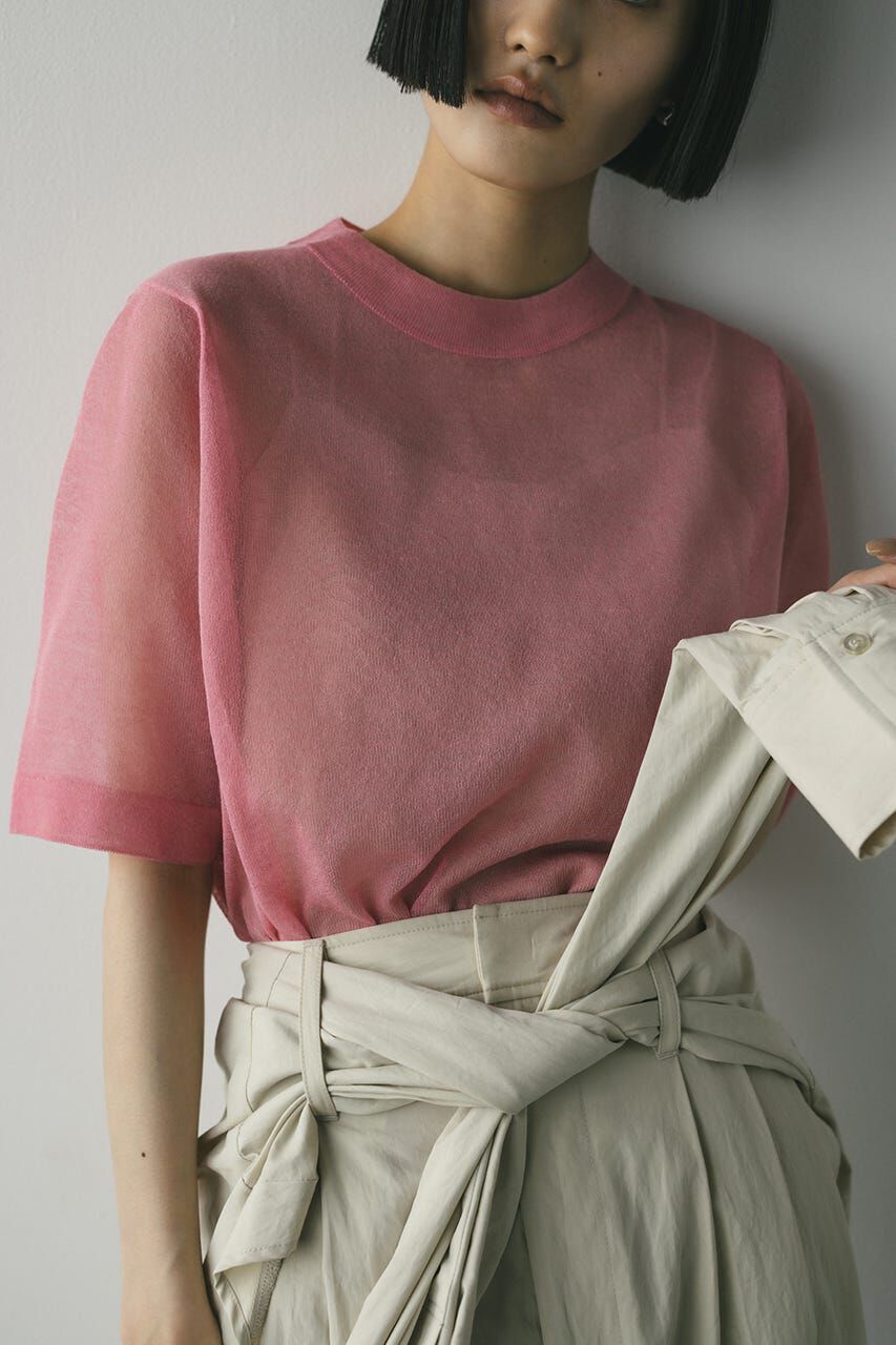 STYLEMIXER「ウォッシャブルリネンニットT」|ニット・セーター|
