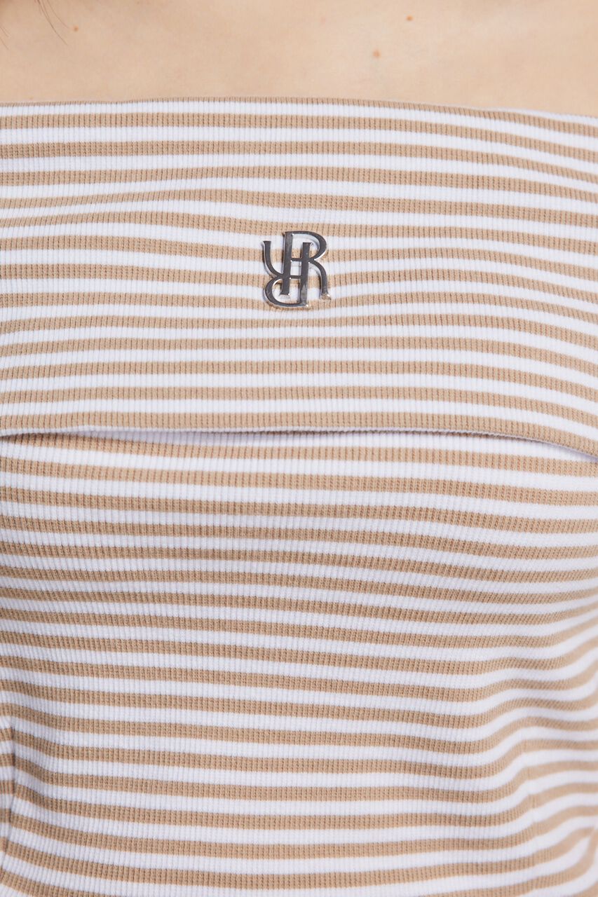 rienda「RモチーフプレートカットTOP」|Tシャツ・カットソー|