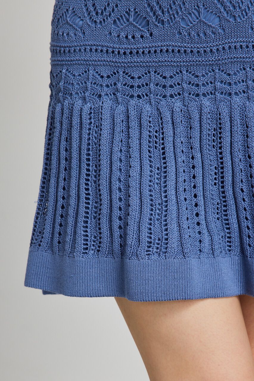 rienda「クロシェマーメイドニットミニスカート」|スカート|