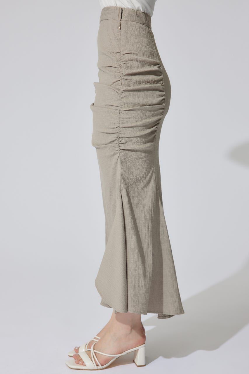 rienda「ギャザーマーメイドジャストウエストスカート」|スカート|