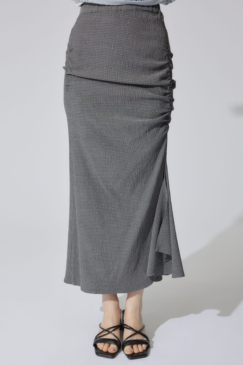 rienda「ギャザーマーメイドジャストウエストスカート」|スカート|