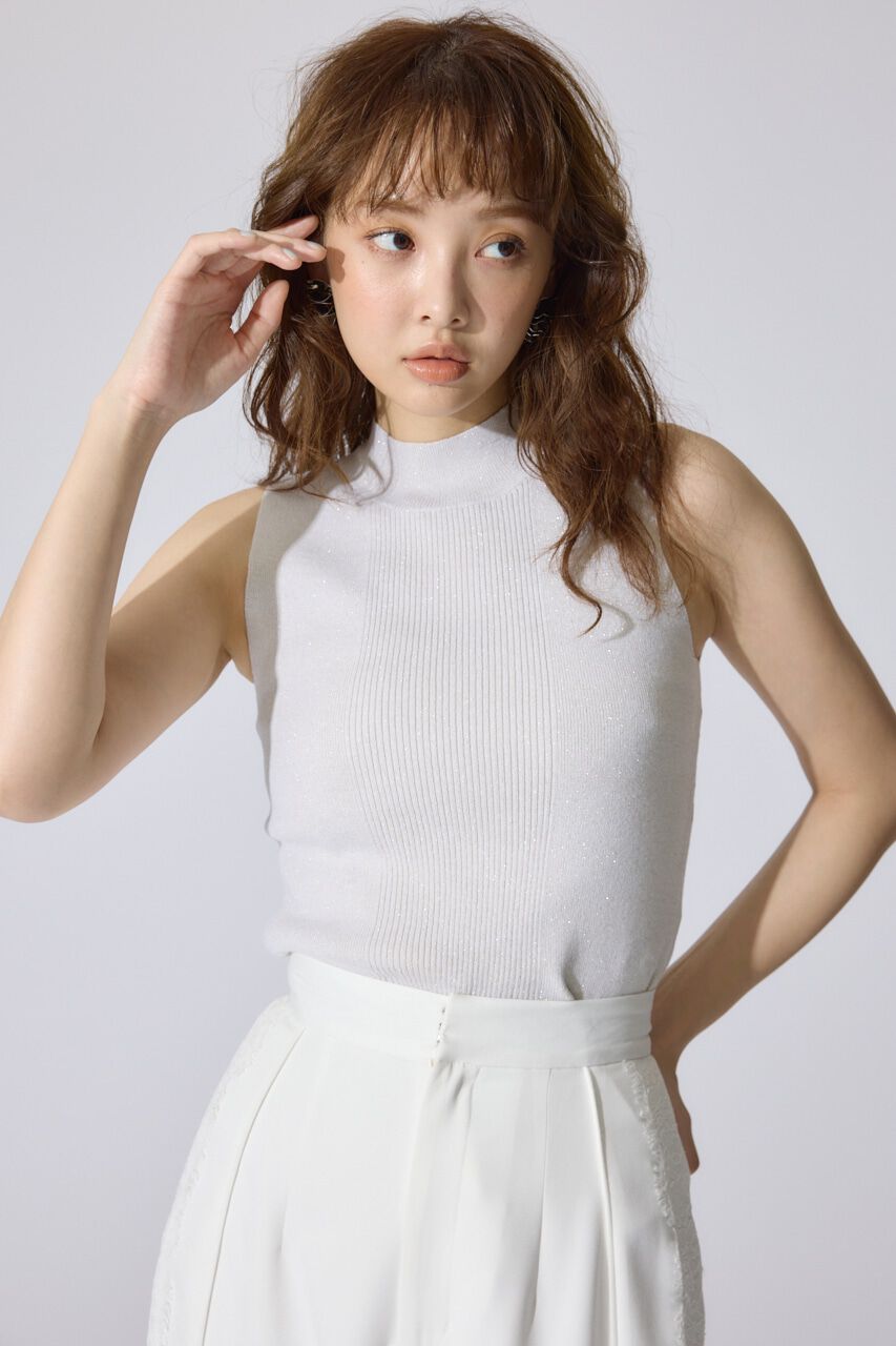 rienda「ウォッシャブルリブタンクトップ」|ニット・セーター|