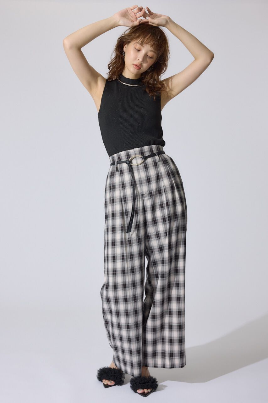 rienda「ウォッシャブルリブタンクトップ」|ニット・セーター|