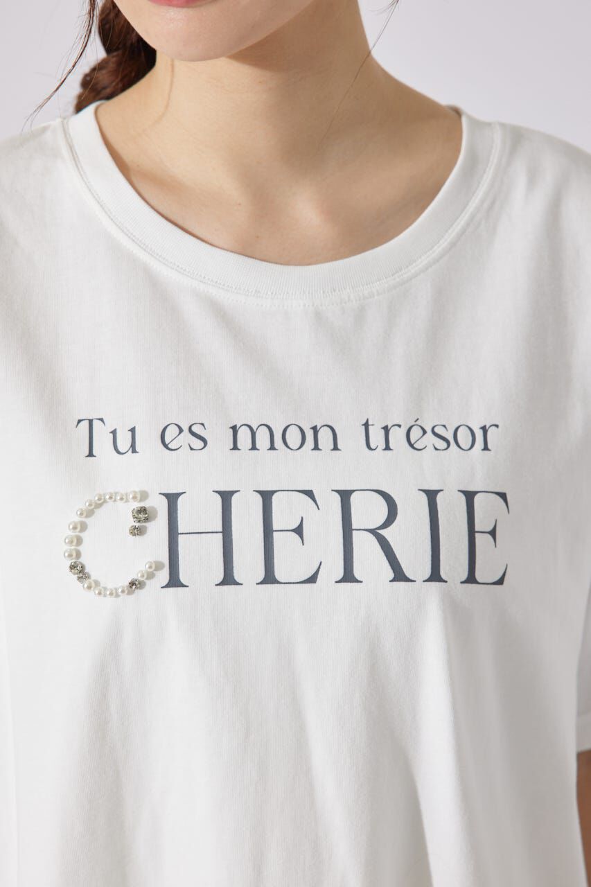 rienda「パールロゴビッグTシャツ」|Tシャツ・カットソー|