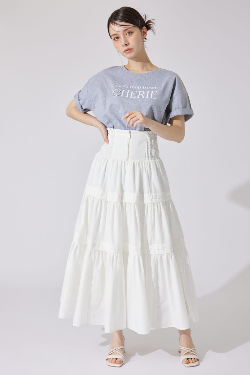 rienda「パールロゴビッグTシャツ」|Tシャツ・カットソー|