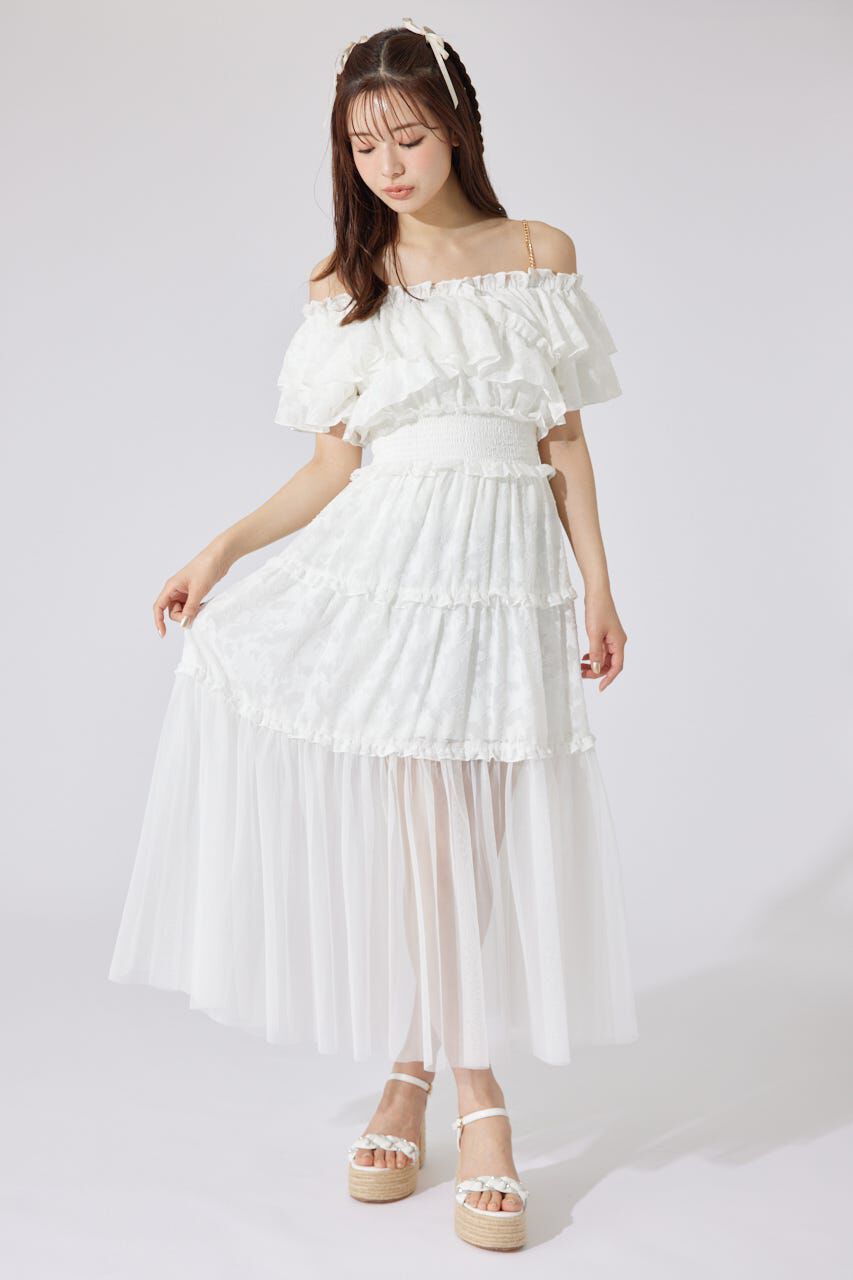 rienda「2WAYオフショルワンピース」|ワンピース|WHT