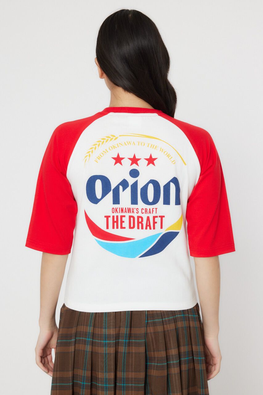 RODEO CROWNS「Orion BeerxRCSラグラン5分トップス」|Tシャツ・カットソー|
