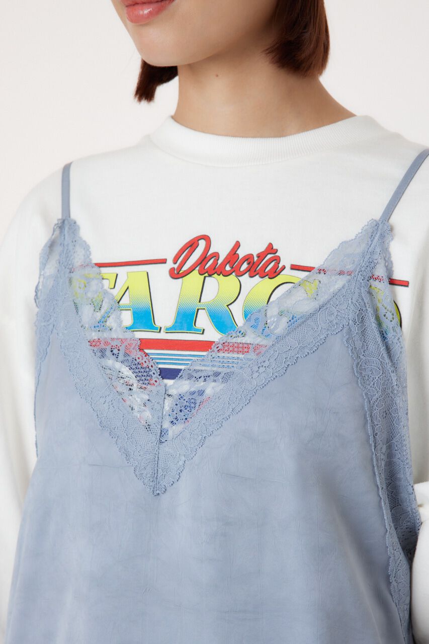 RODEO CROWNS「サテンレースキャミワンピース」|ワンピース|