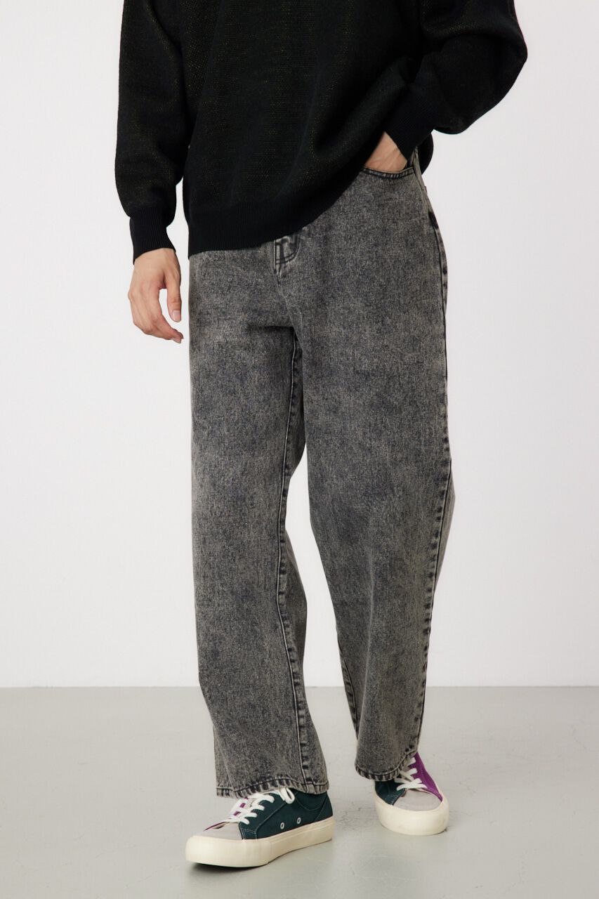 RODEO CROWNS「vintage wash ワイドデニムパンツ」|デニム|