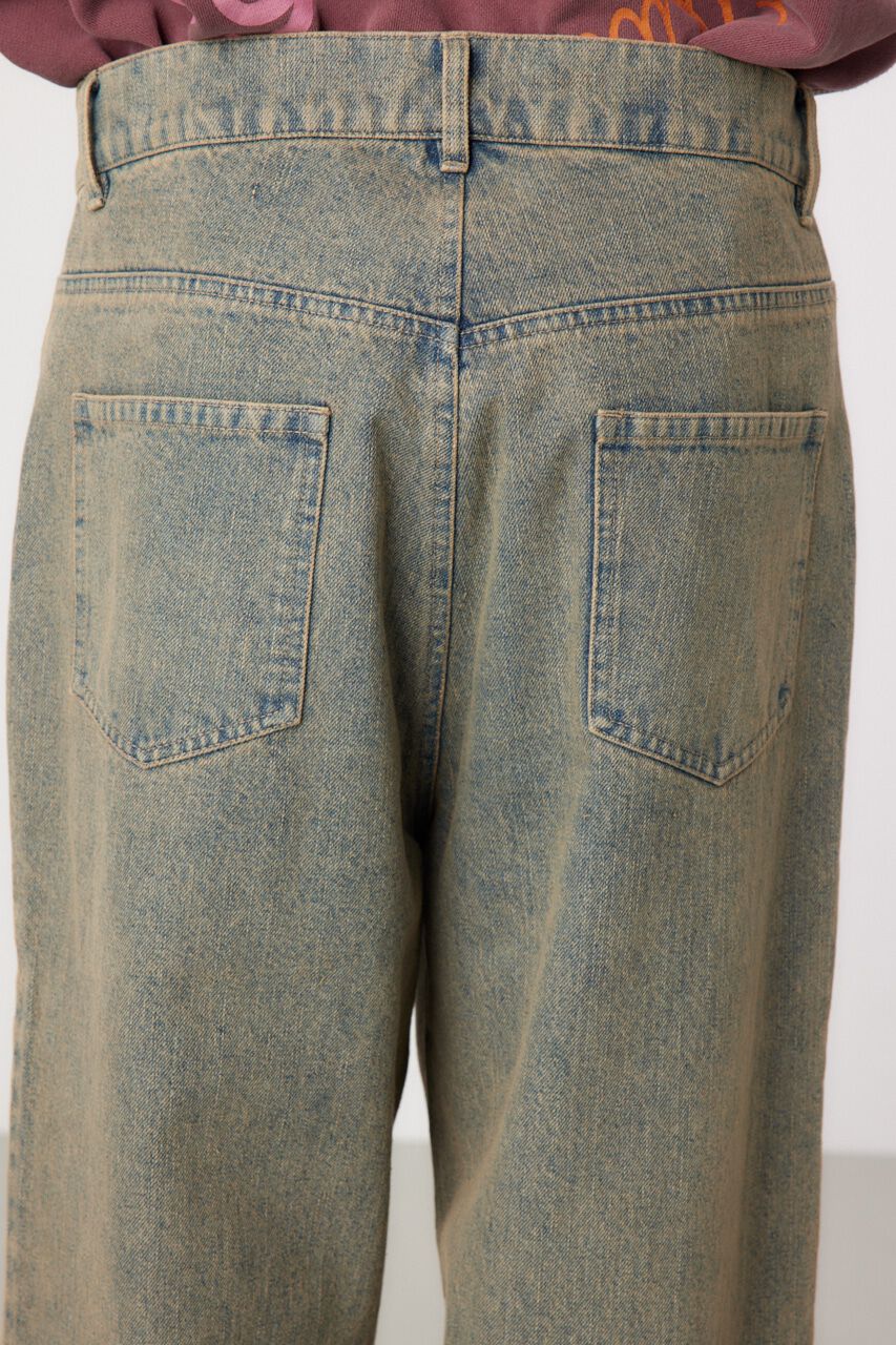 RODEO CROWNS「vintage wash ワイドデニムパンツ」|デニム|