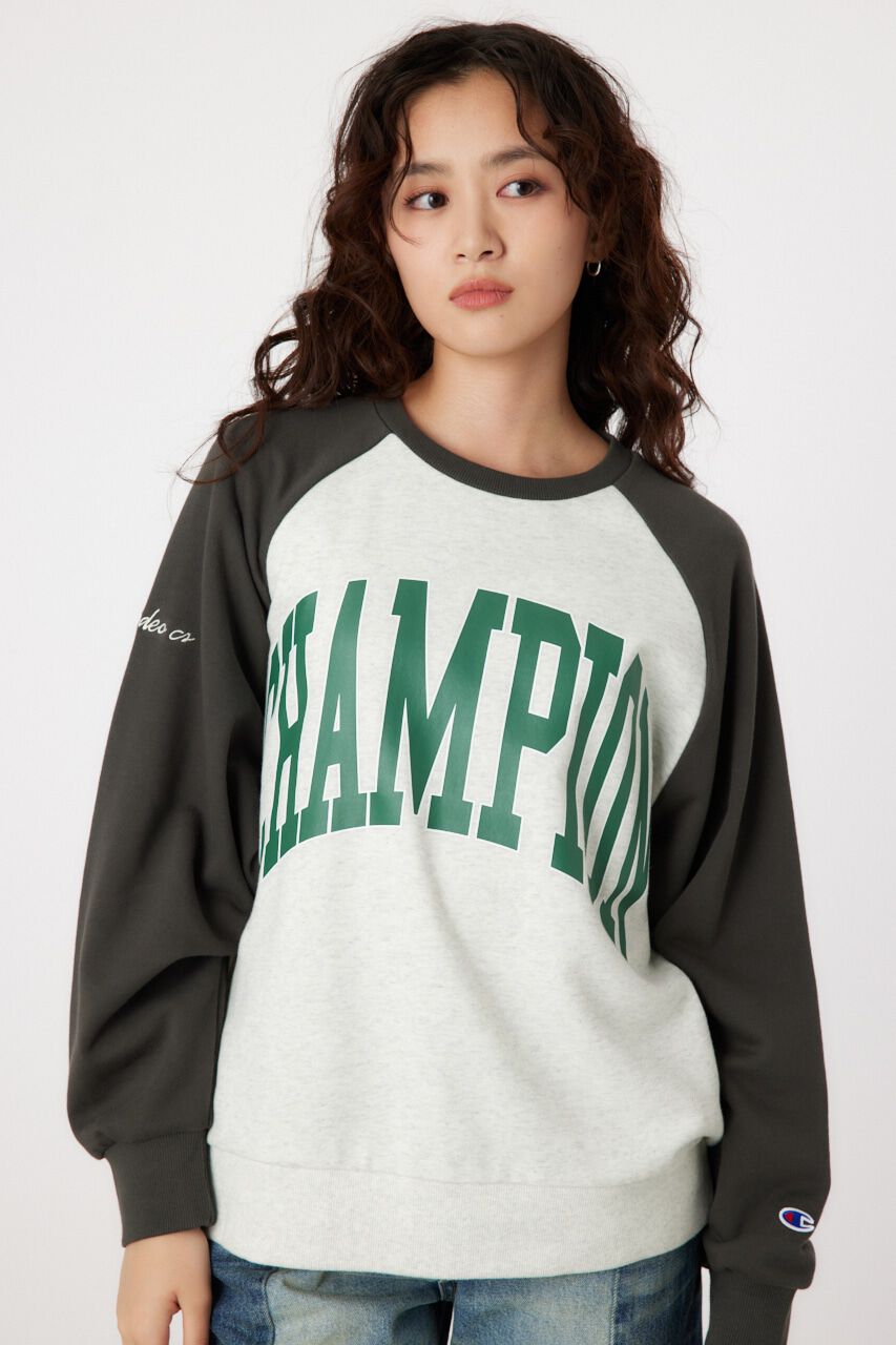 RODEO CROWNS「Champion ラグランスウェットトップス」|パーカー|