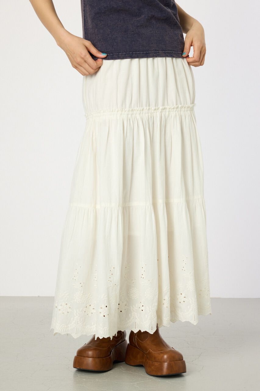 RODEO CROWNS「コットンローンスカラップスカート」|スカート|