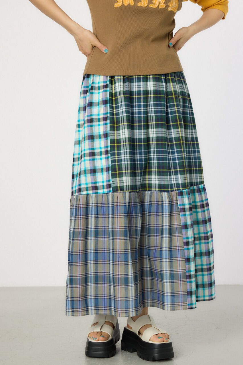 RODEO CROWNS「クレイジーチェックスカート」|スカート|