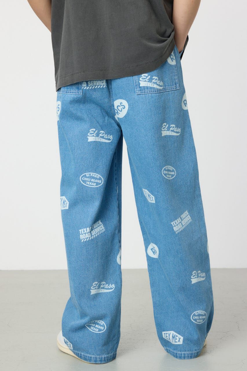 RODEO CROWNS「スタンプデニムパンツ」|デニム|