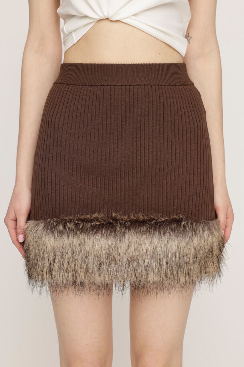 SLY「HinaYoshiharaxSLY KNIT ショートスカート」|スカート|