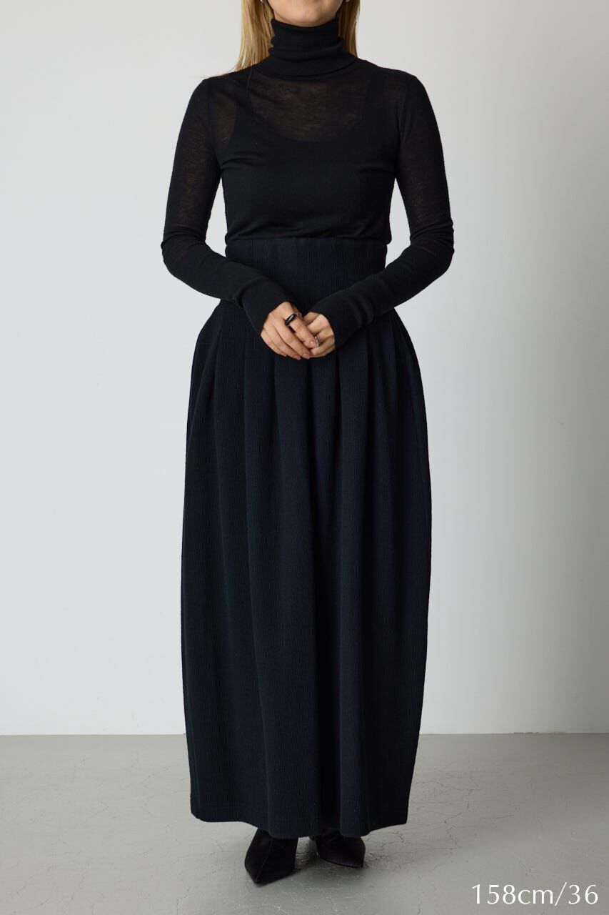 RIM.ARK 「High waist bomber knit SK」|スカート|