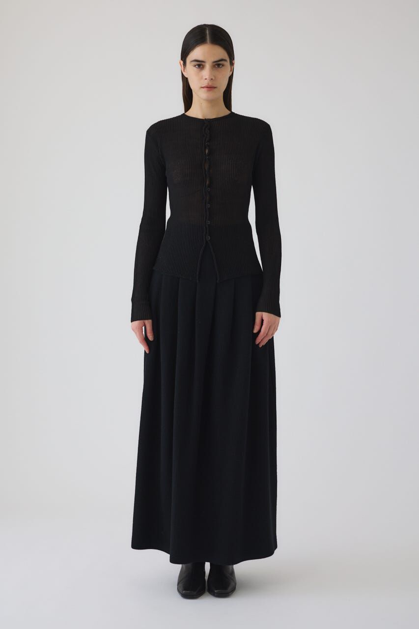 RIM.ARK 「High waist bomber knit SK」|スカート|