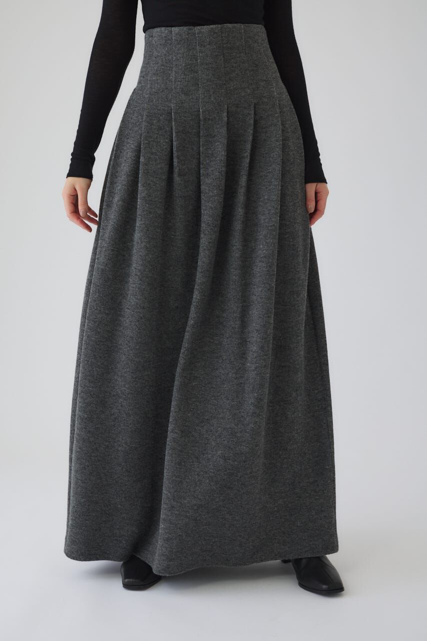 RIM.ARK 「High waist bomber knit SK」|スカート|