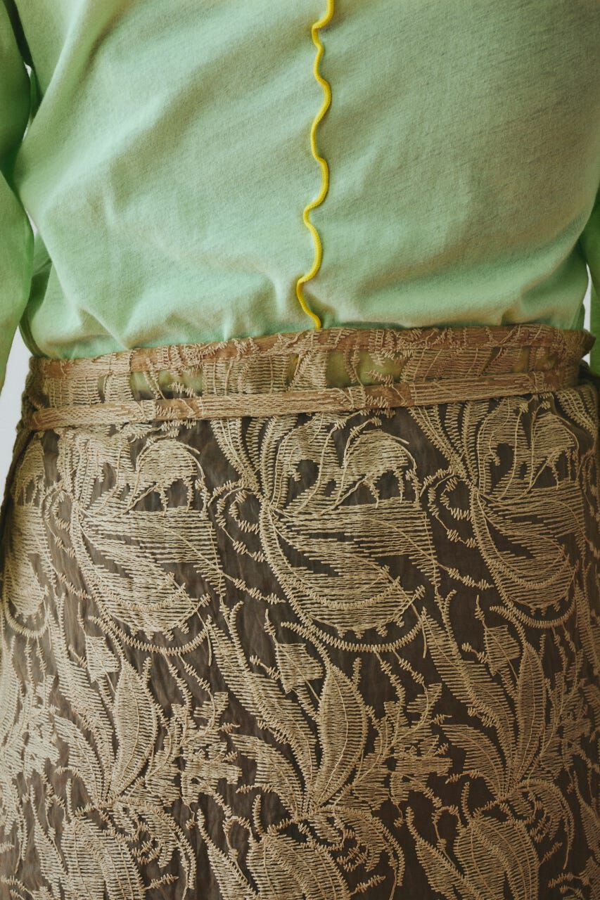 HeRIN.CYE「［予約］Lace wrap skirt」|スカート|