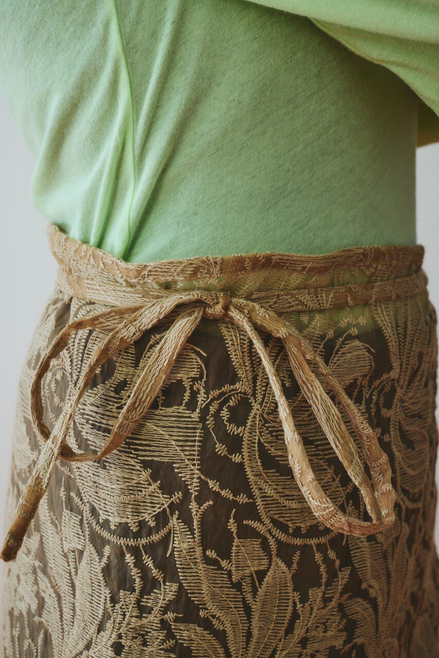 HeRIN.CYE「［予約］Lace wrap skirt」|スカート|