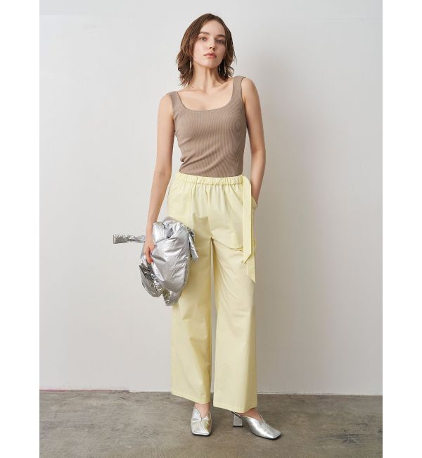 ELENDEEK「SQUARE NECK PAD TANK TOP」|タンクトップ|