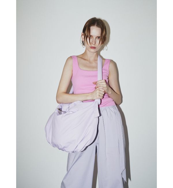 ELENDEEK「SQUARE NECK PAD TANK TOP」|タンクトップ|