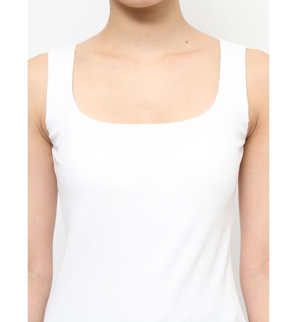 ELENDEEK「SQUARE NECK PAD TANK TOP」|タンクトップ|