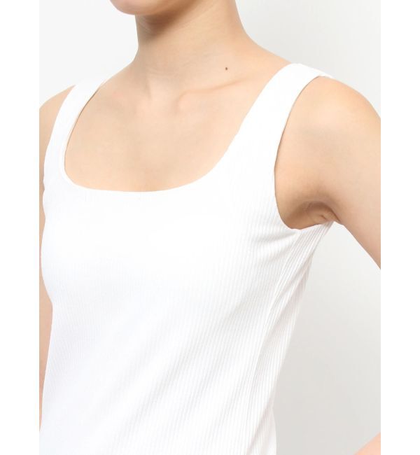 ELENDEEK「SQUARE NECK PAD TANK TOP」|タンクトップ|