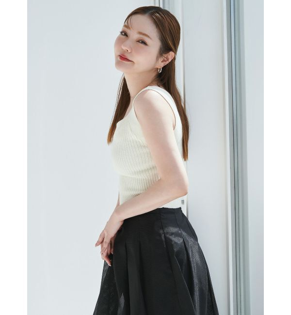 ELENDEEK「【FUJIKO&times;ELENDEEK】RIB KNIT TANK」|タンクトップ|