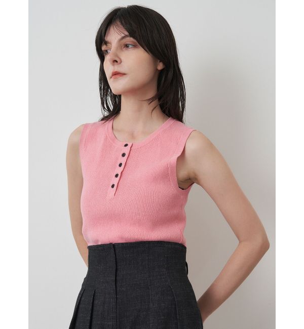 ELENDEEK「HENRY NECK RIB KT」|タンクトップ|