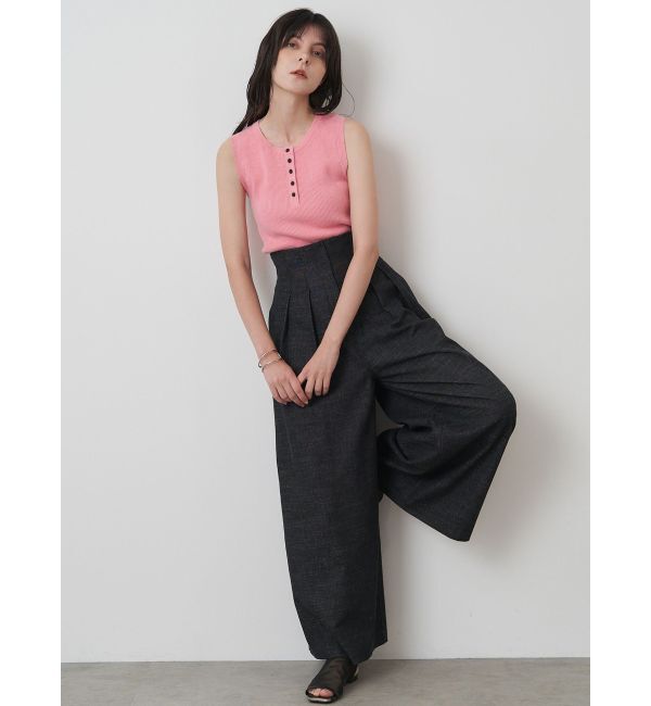 ELENDEEK「HENRY NECK RIB KT」|タンクトップ|