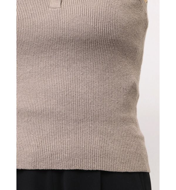 ELENDEEK「HENRY NECK RIB KT」|タンクトップ|
