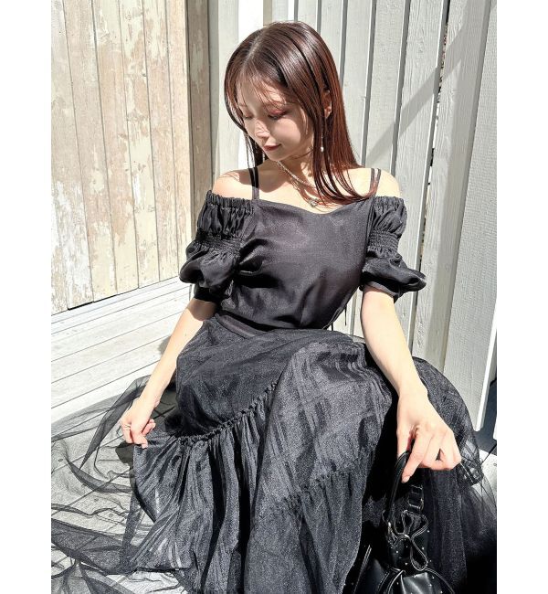 RESEXXY「ボリュームスリーブオフショルブラウス」|シャツ・ブラウス|