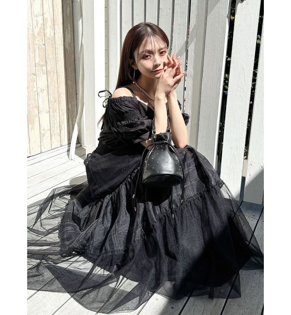 RESEXXY「ボリュームスリーブオフショルブラウス」|シャツ・ブラウス|