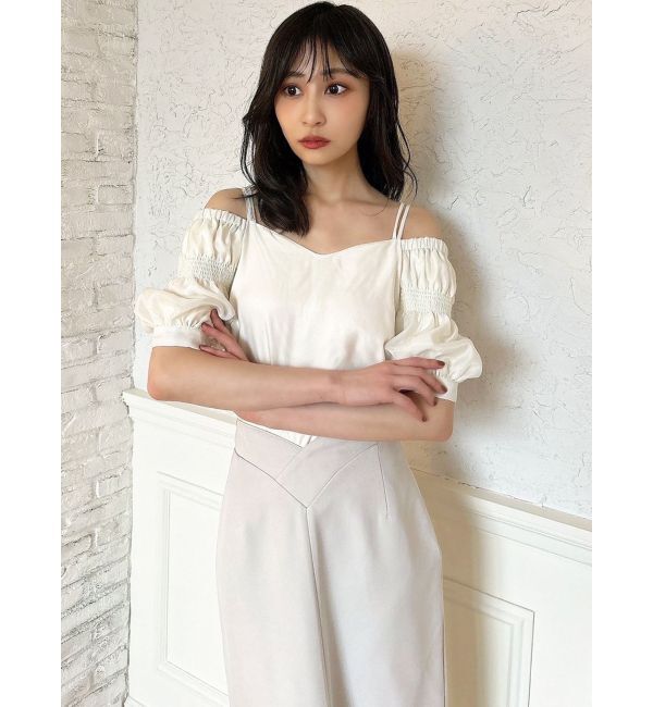 RESEXXY「ボリュームスリーブオフショルブラウス」|シャツ・ブラウス|