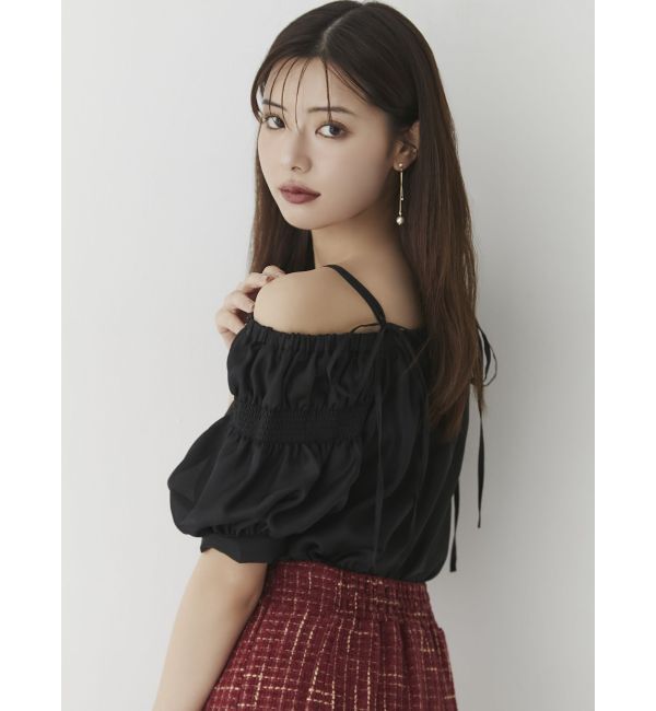 RESEXXY「ボリュームスリーブオフショルブラウス」|シャツ・ブラウス|