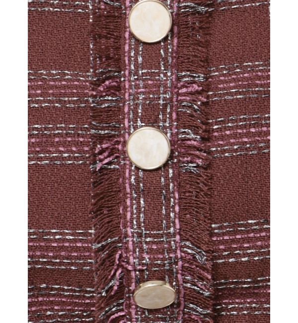 RESEXXY「ツイードコンパクトブラウス【セットアップ着用可能】」|シャツ・ブラウス|