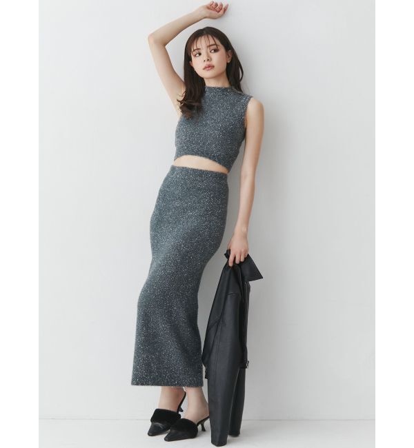 RESEXXY「グリッタータイトニットスカート【セットアップ着用可能】」|スカート|
