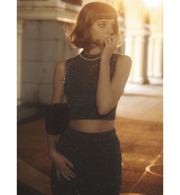 RESEXXY「グリッタータイトニットスカート【セットアップ着用可能】」|スカート|