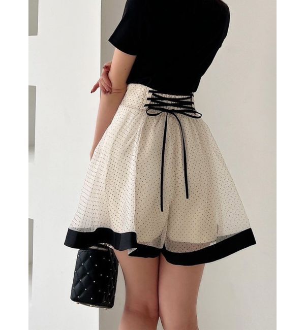 RESEXXY「ドットシアーショートパンツ」|その他|ホワイト