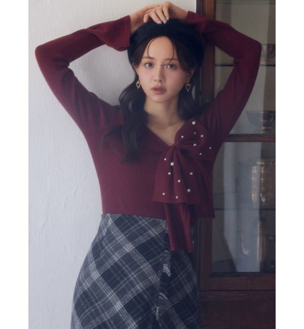 RESEXXY「フリンジラップミニスカート」|スカート|ブラック