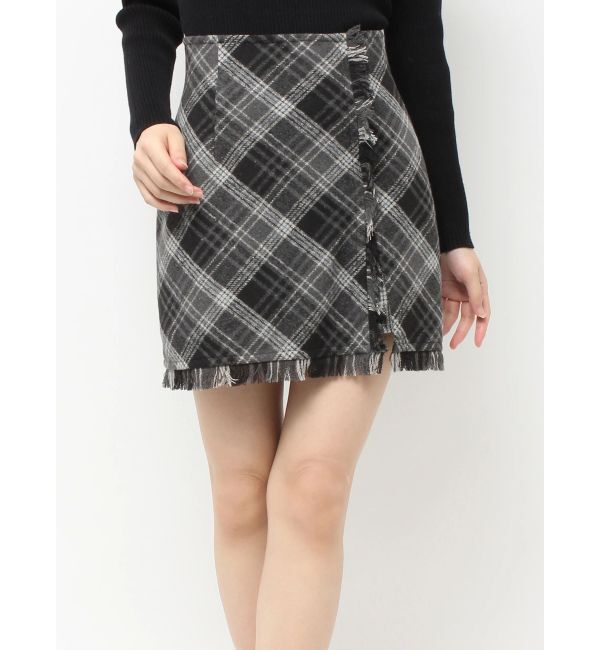 RESEXXY「フリンジラップミニスカート」|スカート|