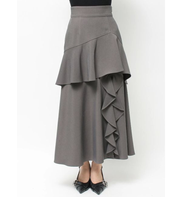 RESEXXY「フリルスリットフレアスカート」|スカート|