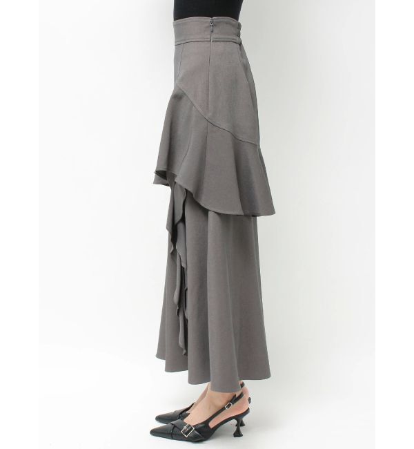 RESEXXY「フリルスリットフレアスカート」|スカート|