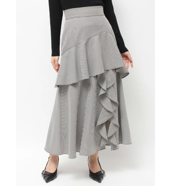 RESEXXY「フリルスリットフレアスカート」|スカート|