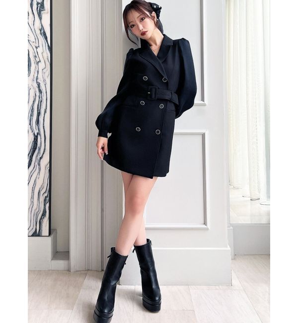 RESEXXY「スリーブシアーミニワンピース」|ワンピース|